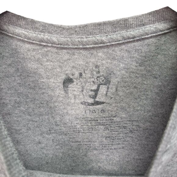 VTG NBC Saved By The Bell Bayside Tigers Gray Logo Tee 80s 90s T Shirt L - Picture 5 of 5